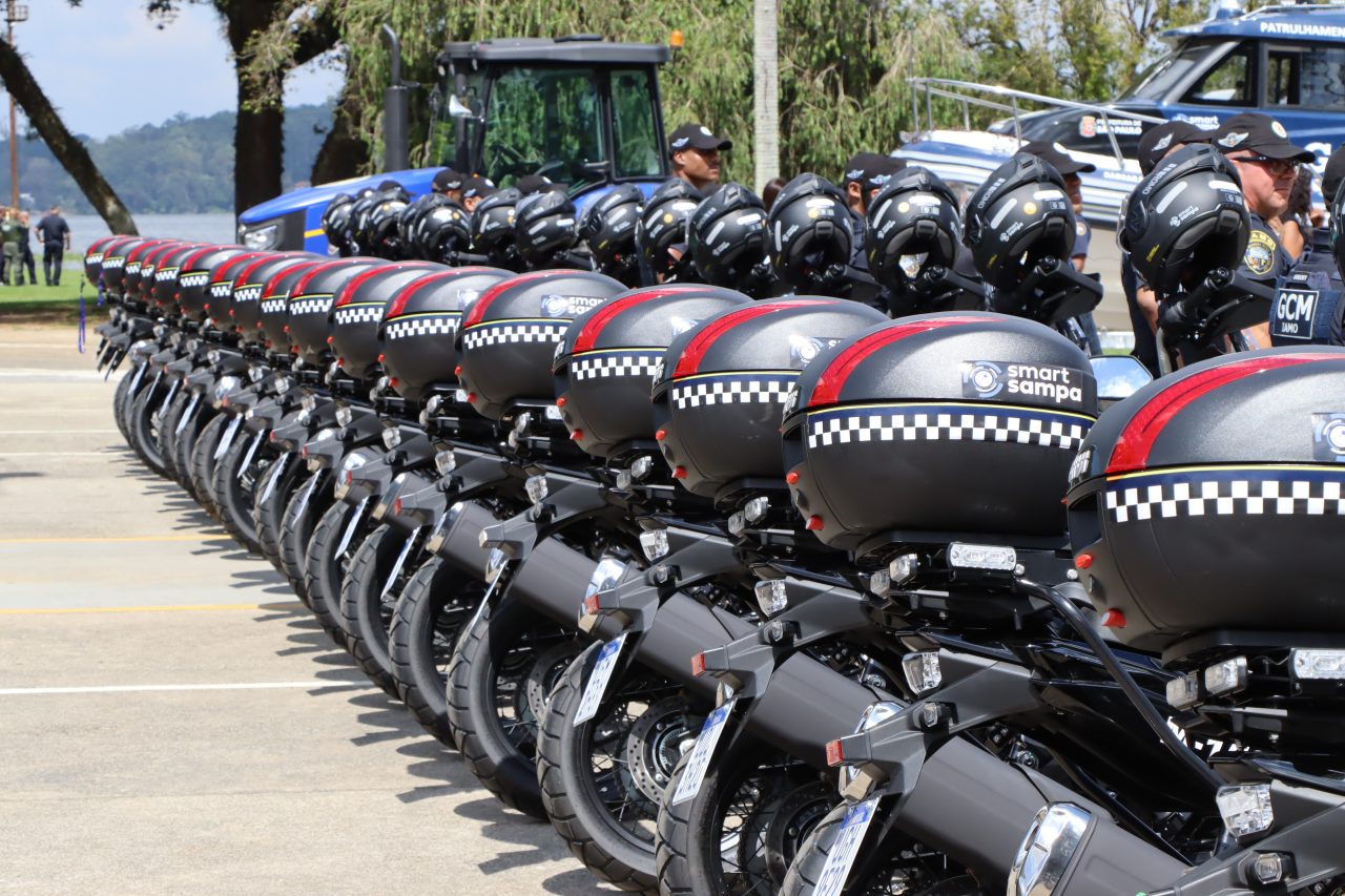 Frota da Guarda Civil Metropolitana de SP ganha motos Suzuki