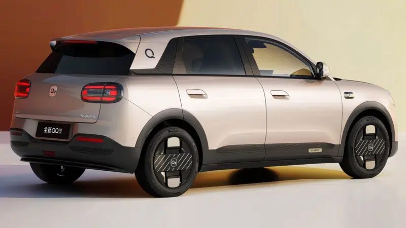 Novo Chery QQ3 EV chega ao mercado chinês no dia 10 e mira rival Geely EX2