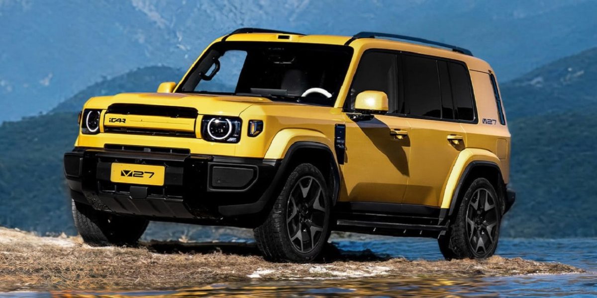 Chery confirma lançamento do SUV híbrido iCar V27 para 13 de março