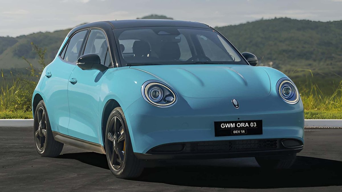 GWM atualiza o ORA 03 BEV58 no Brasil com novas cores e visual renovado