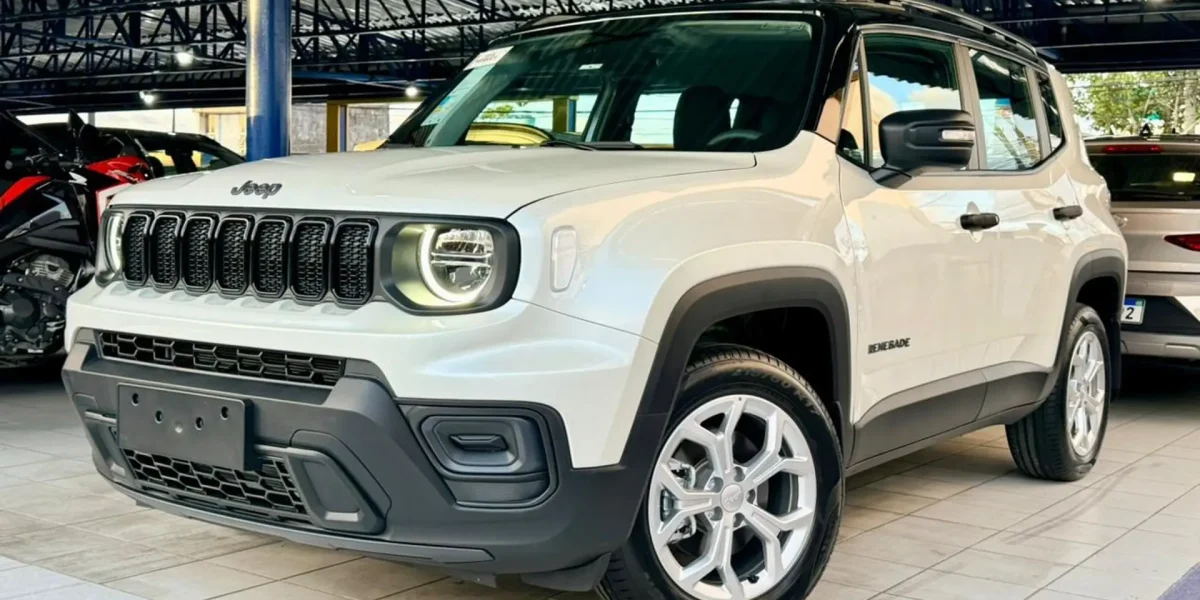 Jeep Renegade Altitude fica R$ 31.000,00 mais barato para PcD em março