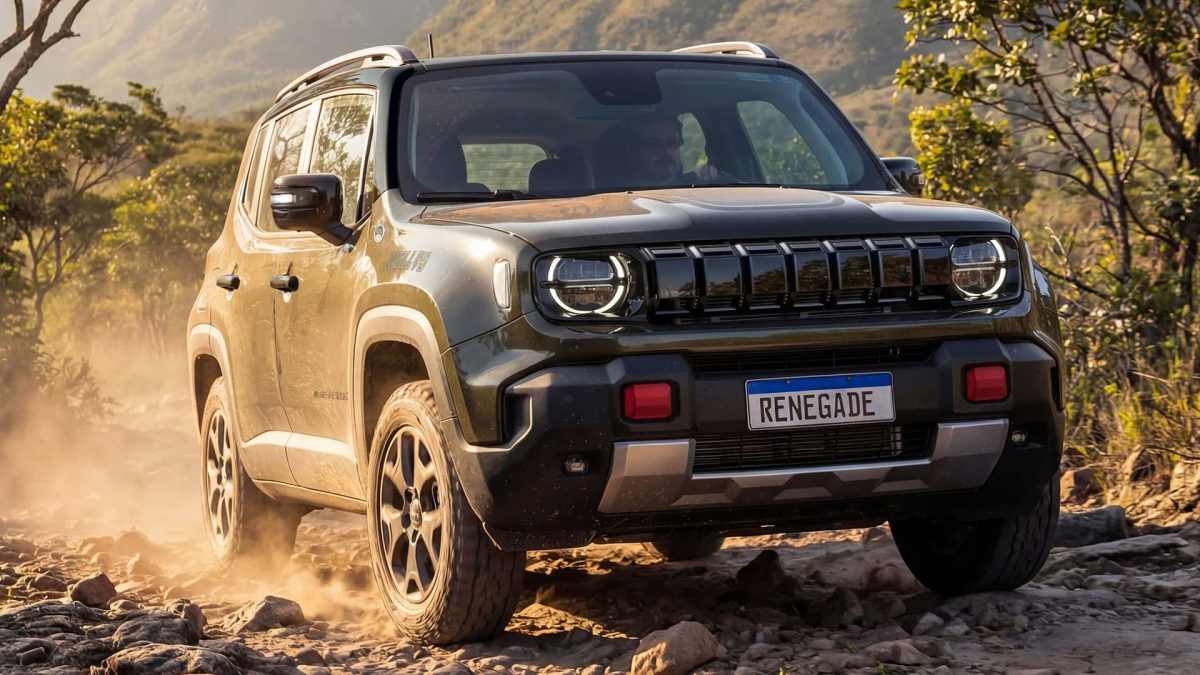 De cara nova, Jeep Renegade 2027 ganha sistema híbrido leve e fica mais acessível