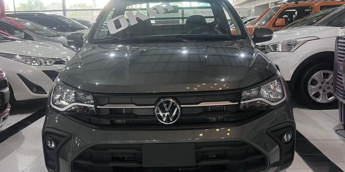 Volkswagen Saveiro Trendline 2026 tem desconto de quase R$ 22 mil para CNPJ em março