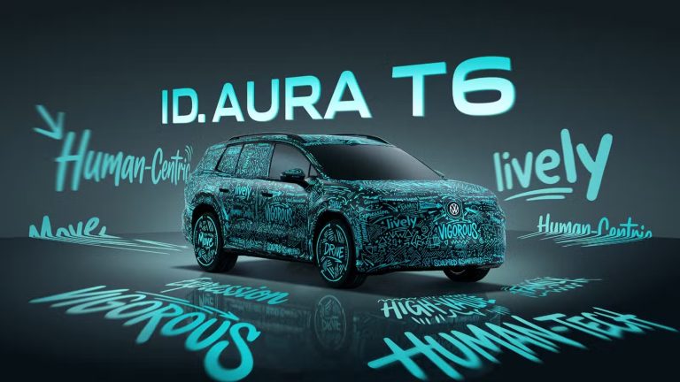 Volkswagen revela o ID. Aura T6, SUV elétrico com tecnologia Xpeng