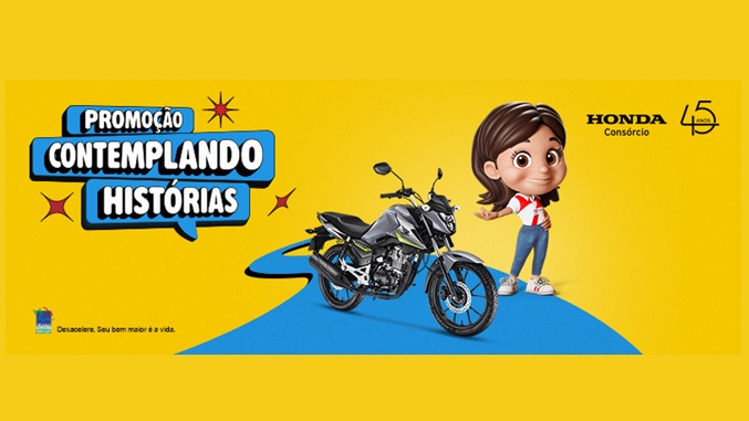 Honda promove ação com prêmios de R$ 5 mil e motocicleta zero-quilômetro