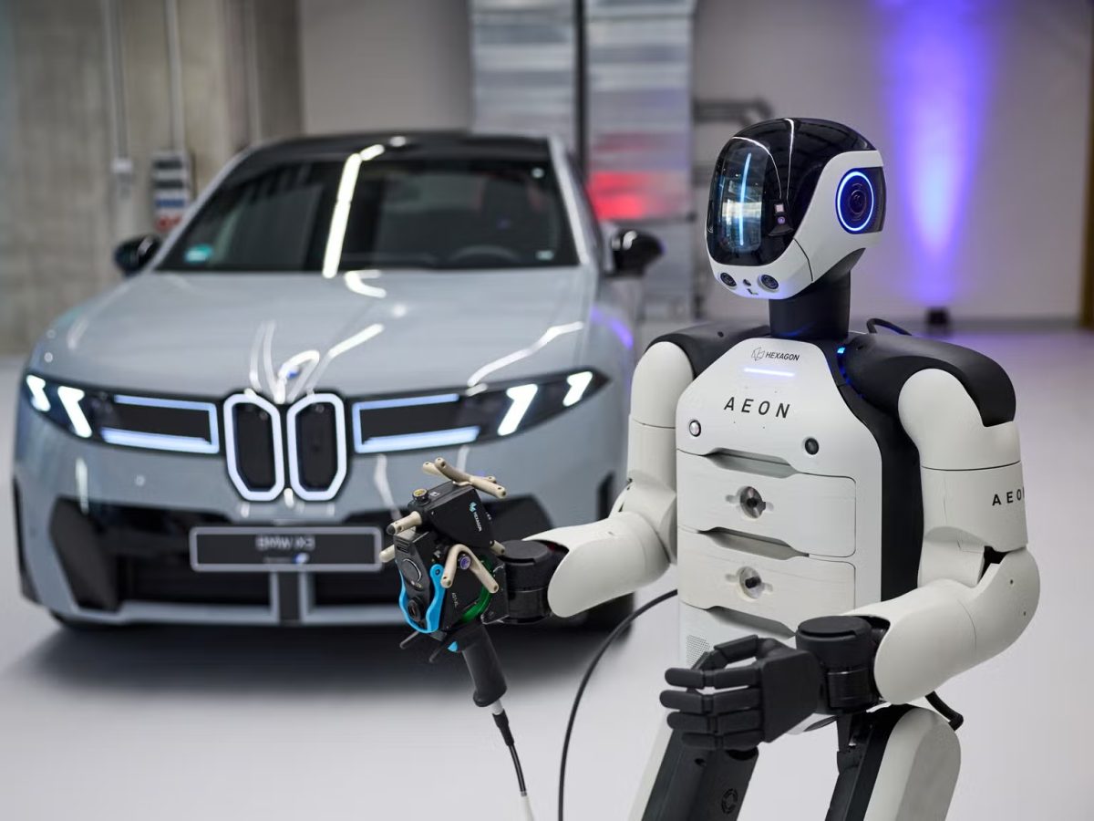 BMW testa robôs humanoides na fabricação de veículos elétricos