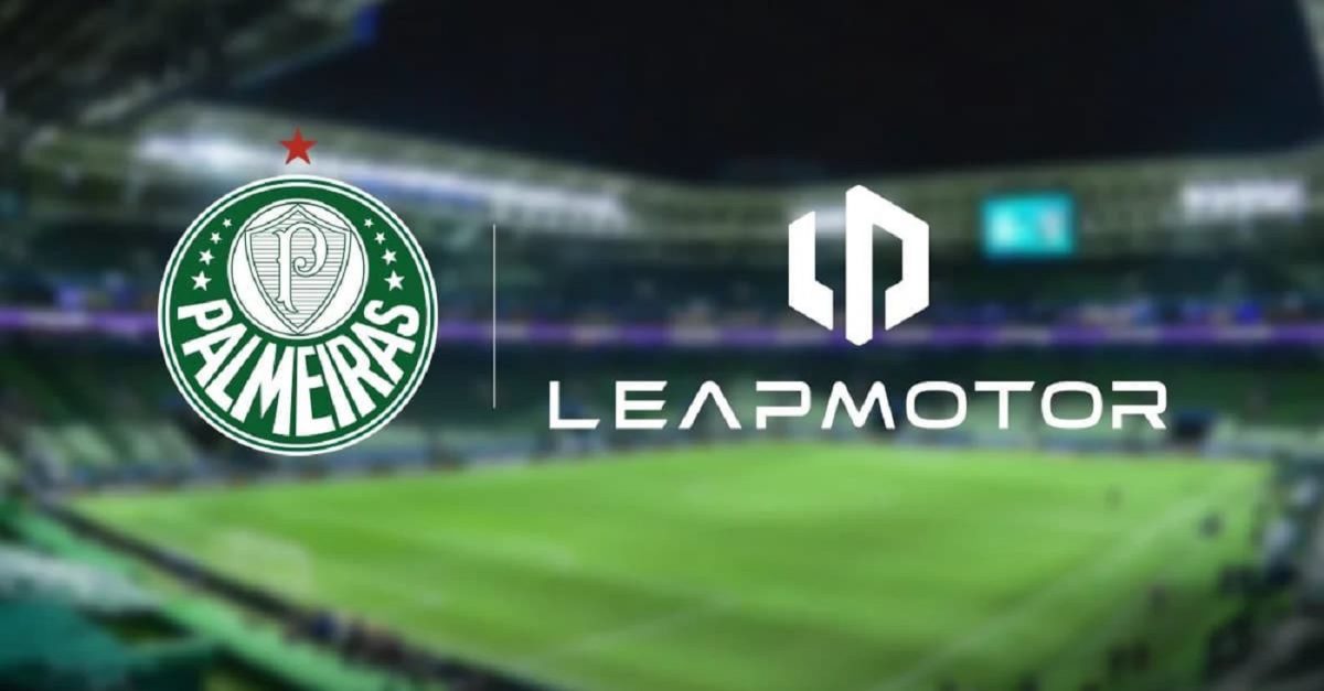 Leapmotor fecha acordo com Palmeiras e ocupará espaço nas costas do uniforme