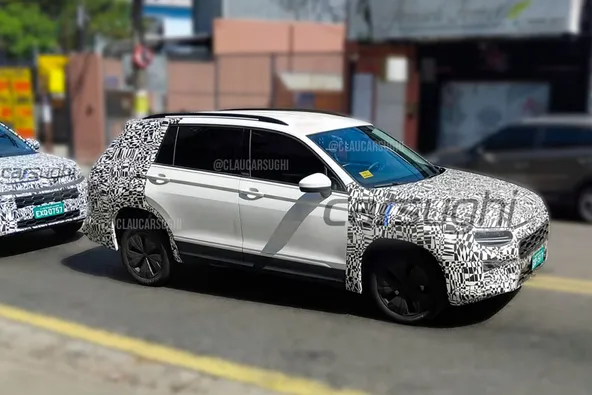 Volkswagen Tukan é flagrado pronto para produção e lembra o T-Roc
