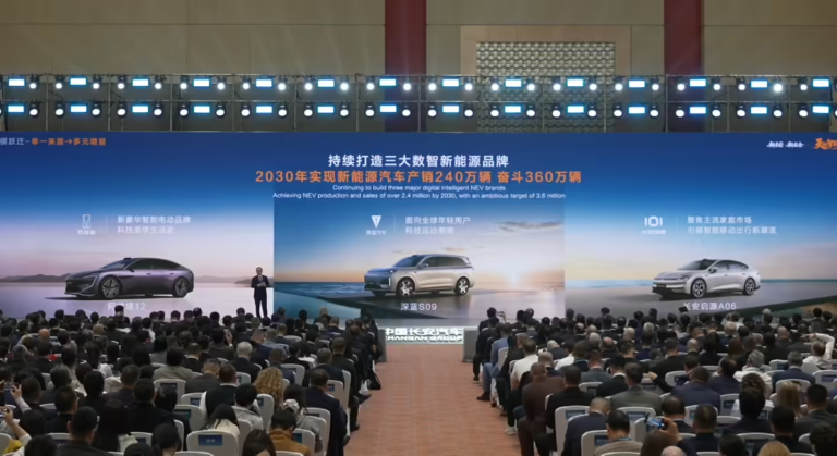Changan projeta 4 milhões de unidades anuais e aposta forte na eletrificação até 2030
