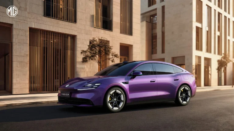 Novo MG 07 surge em fotos oficiais e lembra assustadoramente o Porsche Taycan