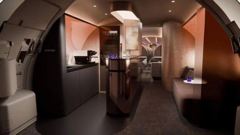 BMW leva experiência premium aos céus com nova cabine conceito