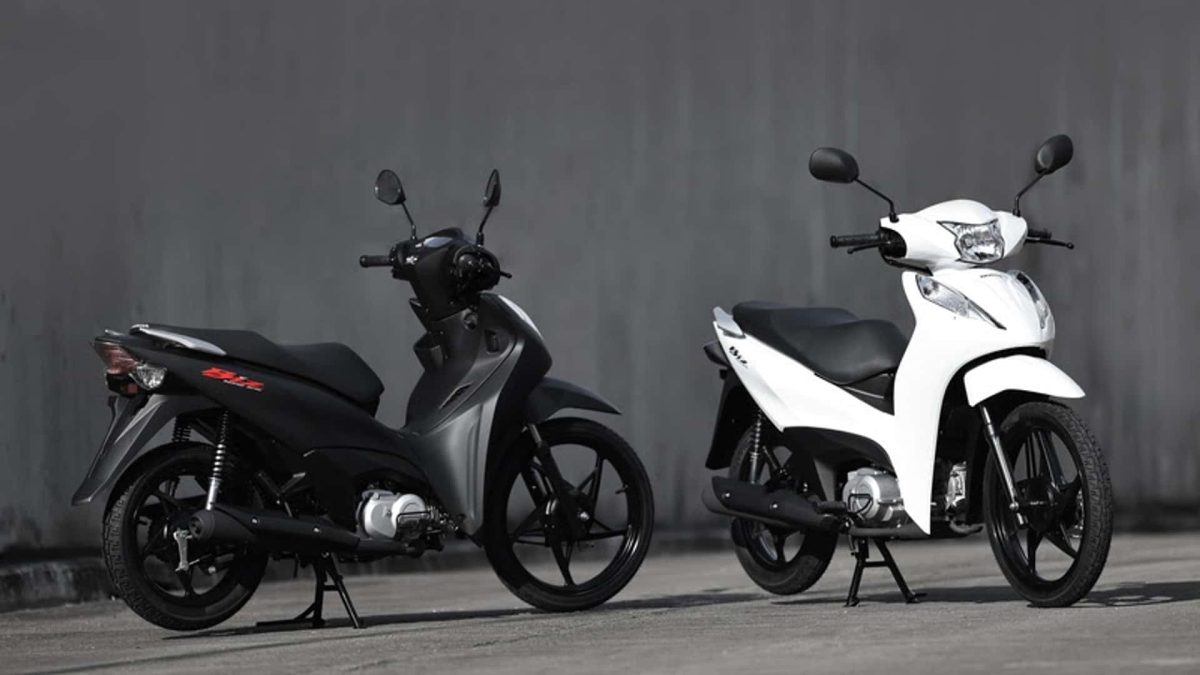 Honda renova a Biz 2027 com pneus sem câmara e visual atualizado