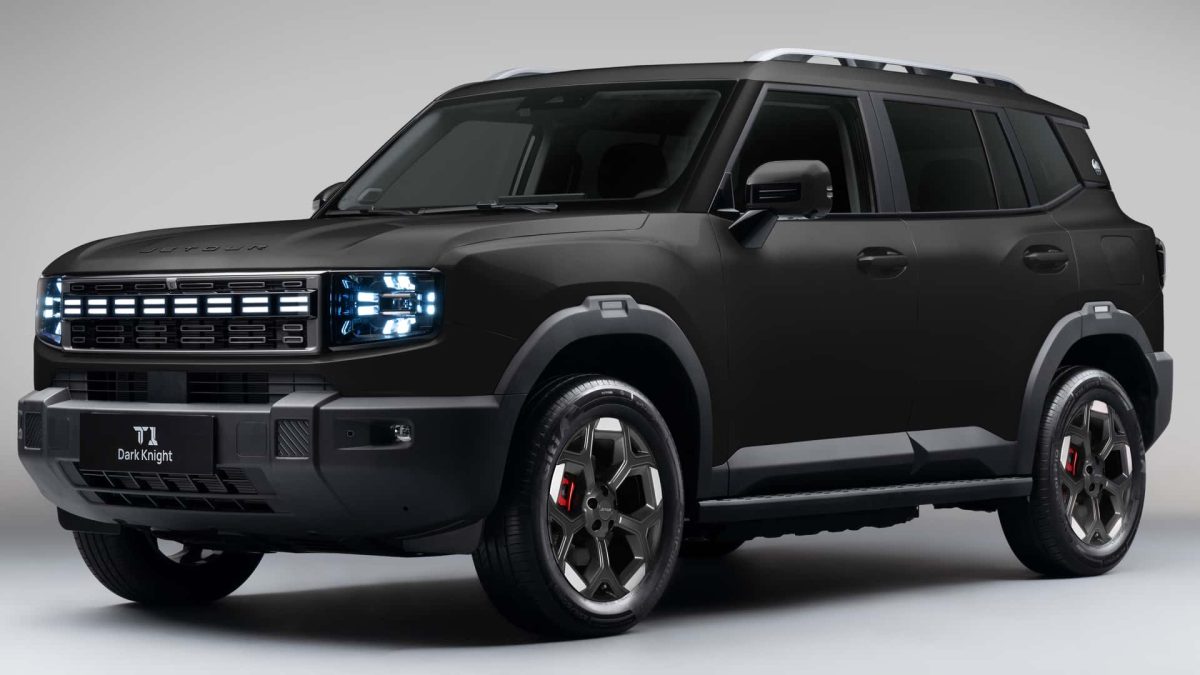 Novo Jetour T1 Dark Knight 2027 surpreende com autonomia de até 1.200 km